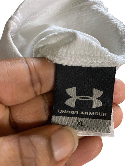 USC Trojans NCAA Under Armor Women's Cropped #10 Jersey White (Size: XL)