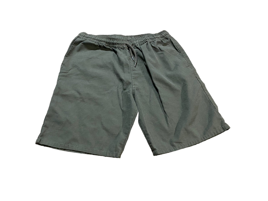 Elixir Men's Elastic Waist Ripstop Cargo Shorts Olive Green (Size: M)