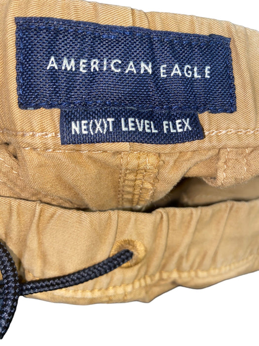 American Eagle Men's Next Level Flex Jogger Pants Khaki (Size: Medium)