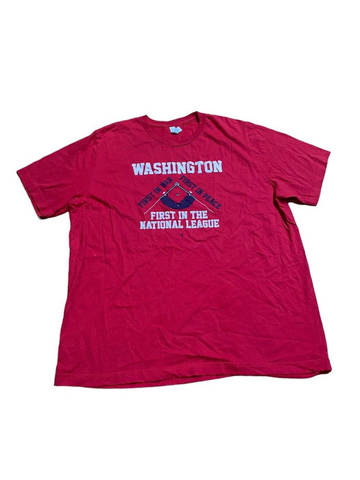 Washington National League Belle Canvas T-Shirt Red Men's (Size: M)