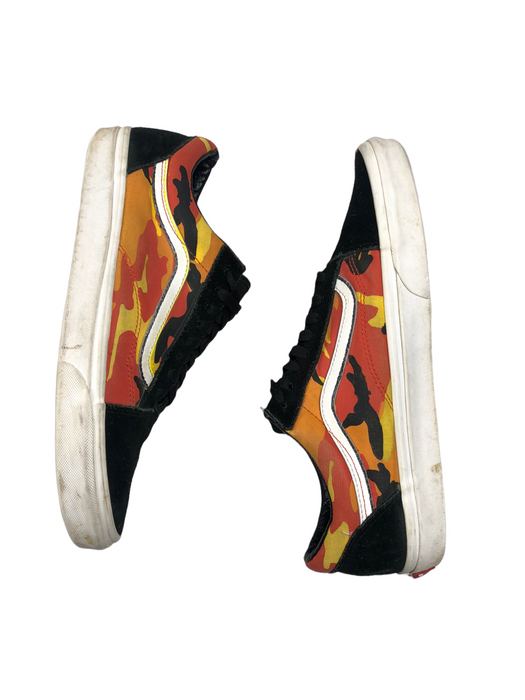 Vans Old Skool Orange Camo Black Skateboarding Shoes Men's (Size: 12) 500714