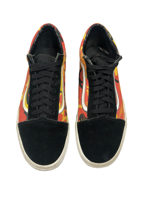 Vans Old Skool Orange Camo Black Skateboarding Shoes Men's (Size: 12) 500714