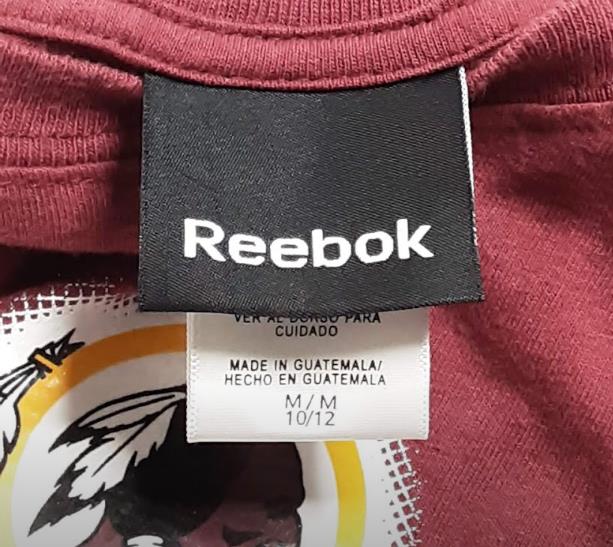 Washington Redskins NFL Reebok Long Sleeve T-Shirt (Size: M/10-12)