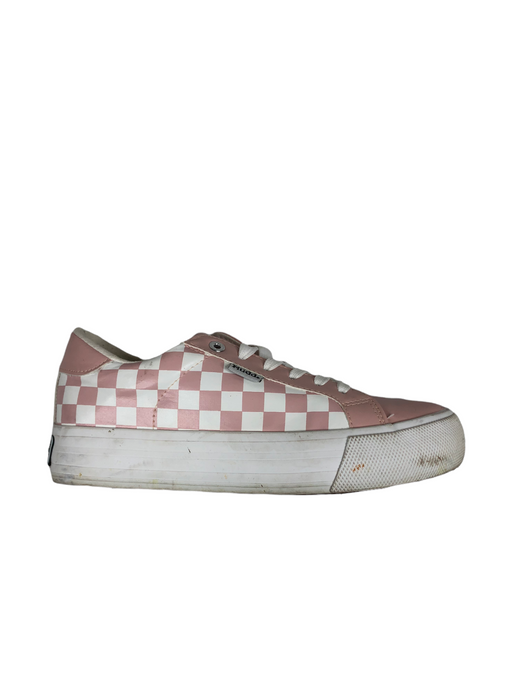 Mudd Checkerboard Beyley Pink White Skateboarding Shoes Women's (Size: 7.5) 119L