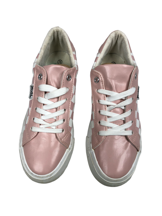 Mudd Checkerboard Beyley Pink White Skateboarding Shoes Women's (Size: 7.5) 119L