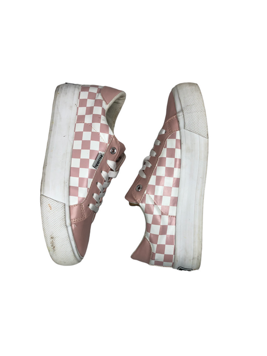 Mudd Checkerboard Beyley Pink White Skateboarding Shoes Women's (Size: 7.5) 119L