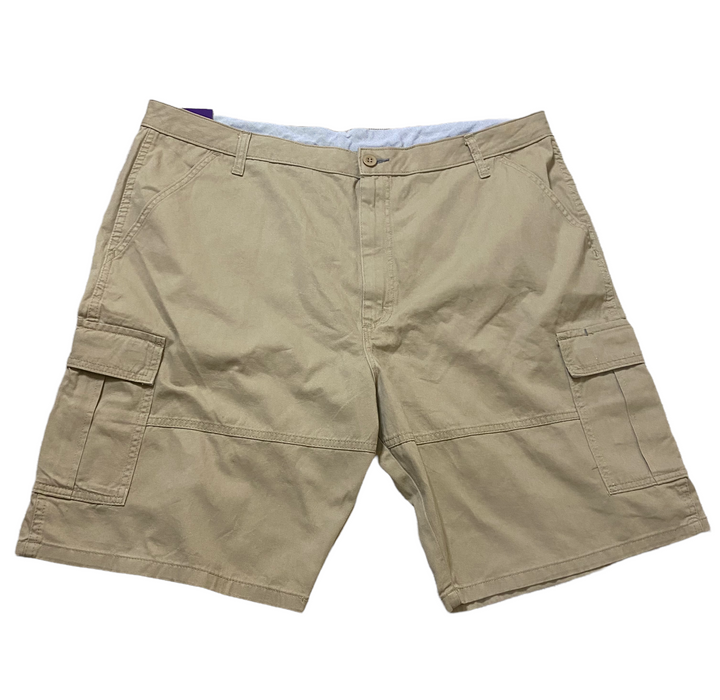 Men's Heavy Cotton Cargo Shorts (Size: 42 X 9")