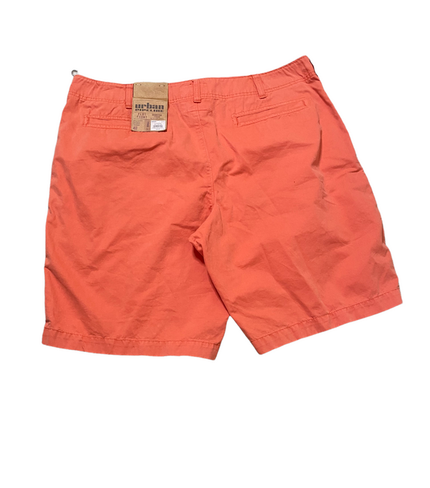 Urban Pipeline Flat Front Orange Shorter Length Shorts (Size: 40) New!