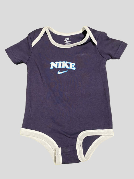 Nike Swoosh Boys Sports One Piece Blue/White (Size: 9/12 M)