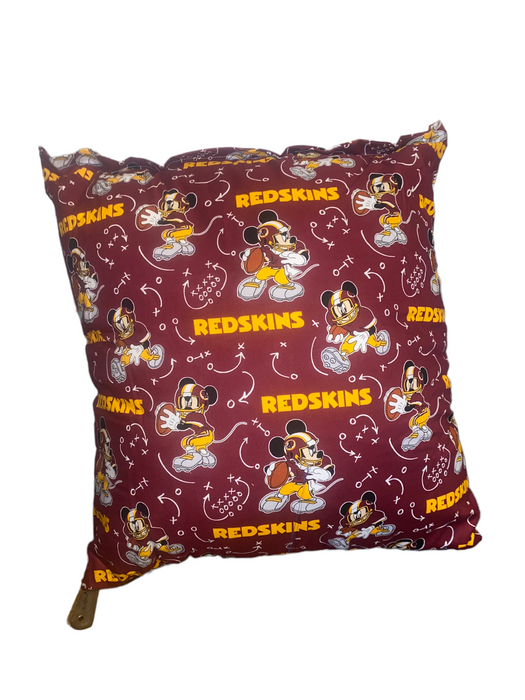 Washington Redskins Mickey Playbook NFL Handmade Decorative Pillow (Sz: 23 x 21)