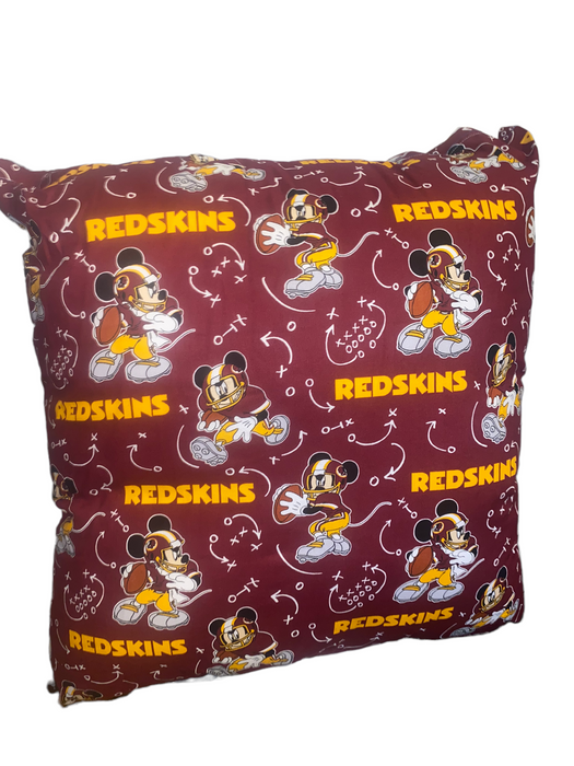 Washington Redskins Mickey Playbook NFL Handmade Decorative Pillow (Sz: 23 x 21)