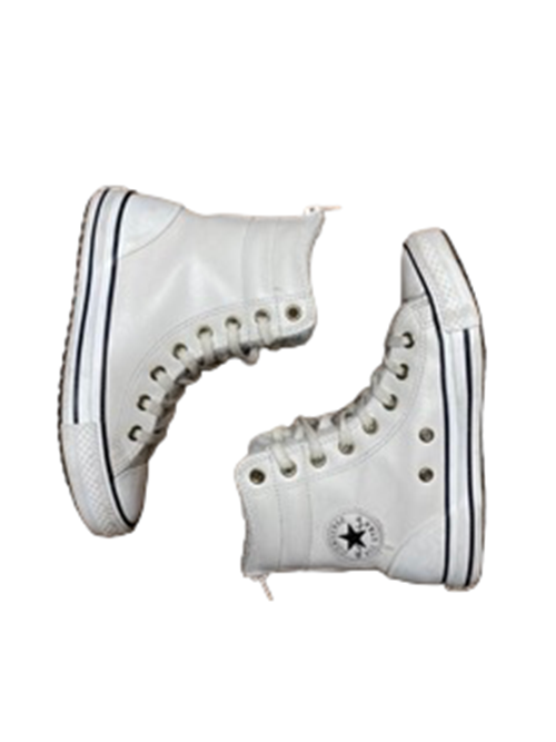 Converse Chuck Taylor All Star Hi-Rise Sneaker Shoes Girls (Size: 2) 653389C