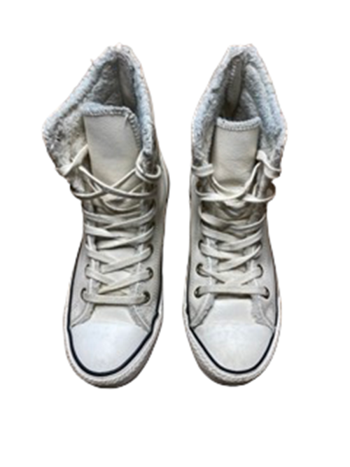 Converse Chuck Taylor All Star Hi-Rise Sneaker Shoes Girls (Size: 2) 653389C