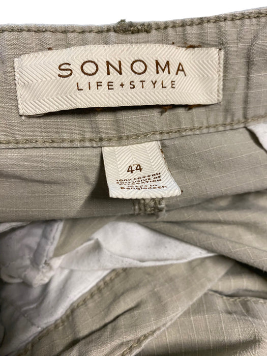 Sonoma Life + Style Men's Ripstop Cargo Shorts Beige (Size: 44 x 11)