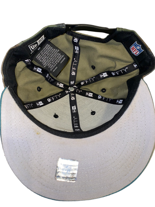 Philadelphia Eagles NFL Camo 9Fifty New Era Fitted adjustable Hat (One Size)