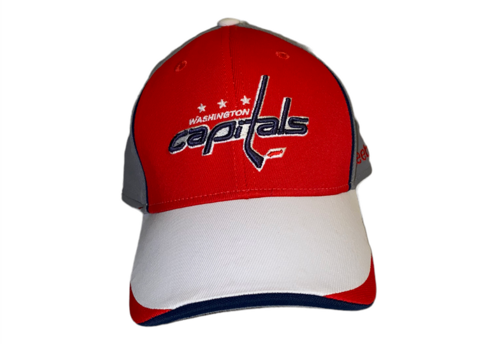 Washington Capitals NHL Men's Reebok Sideline Fitted Hat Red/Gray (Size: L/XL)