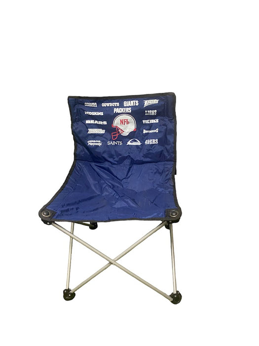 AFC NFC NFL Teams Folding Tailgate Chair with Carrying Case Blue