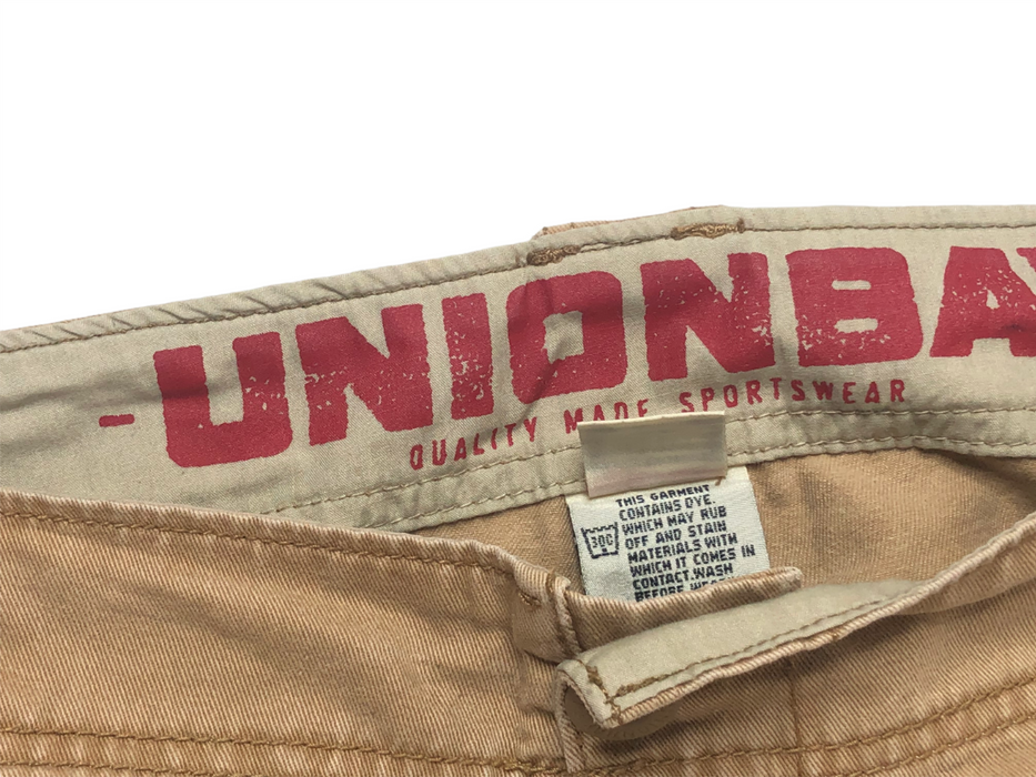 Union Bay 6 pocket Cargo Shorts Beige Men's (Size: 40)