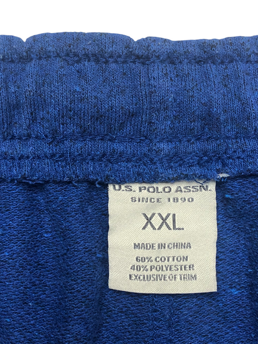 U.S. Polo Assn Space Yarn Dyed Shorts Blue Men's (Size: 2XL)