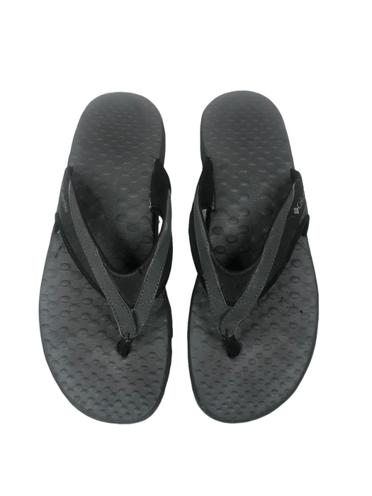 Columbia Thong II Silver Black Sandals Men's (Size: 11) BM4177-010