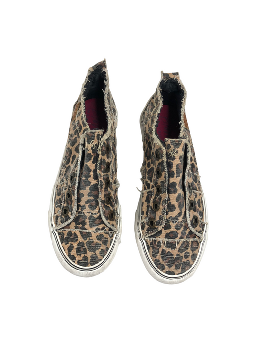 Blowfish Malibu Balla Leopard Safari Print Sneaker Shoes Women's (Size: 7)