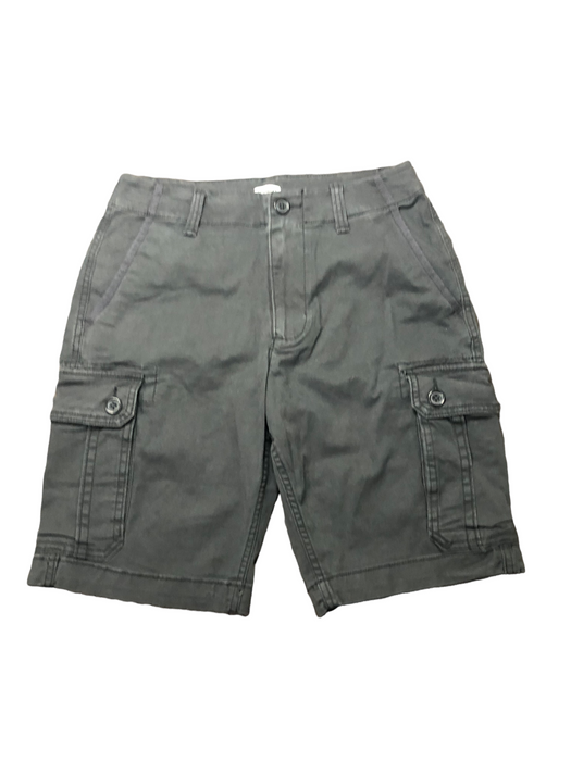 Old Navy Men's Heavy Cotton Flat Front Cargo Flex Shorts Gray (Size: 29 X 11)