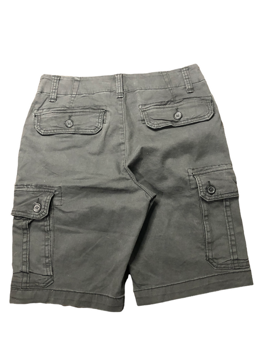 Old Navy Men's Heavy Cotton Flat Front Cargo Flex Shorts Gray (Size: 29 X 11)