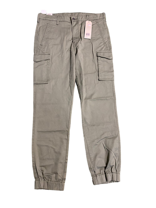 Levi's Men s Branded Cargo Slim Fit Flex Pants Olive Green (Size: 36 x 34) NWT!