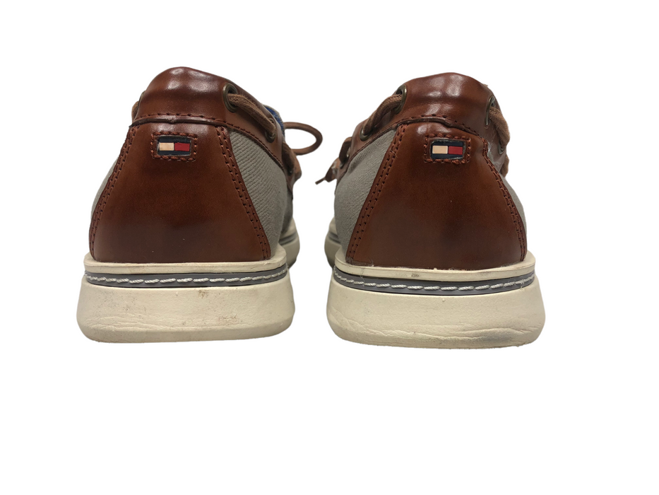 Tommy Hilfiger Lendal Beige Brown Boat Shoes Men's (Size: 9.5) TMFERN