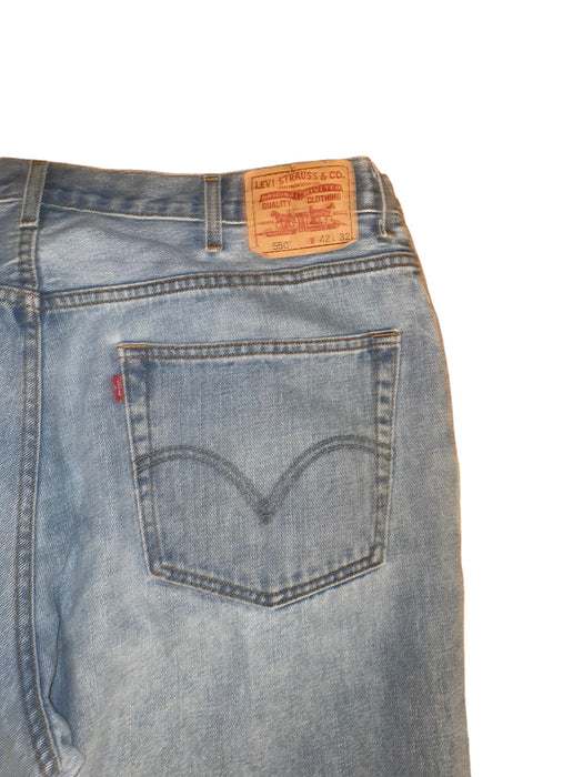 Levi's 550 Vintage Relaxed Fit Blue Jeans Men's (Size: 42 x 32)