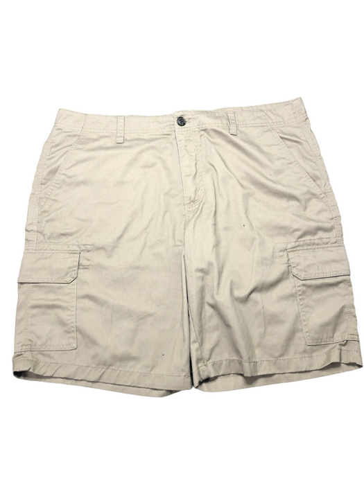 Weather Proof Walking Hiking Cargo Shorts Beige Men's (Size: 38)