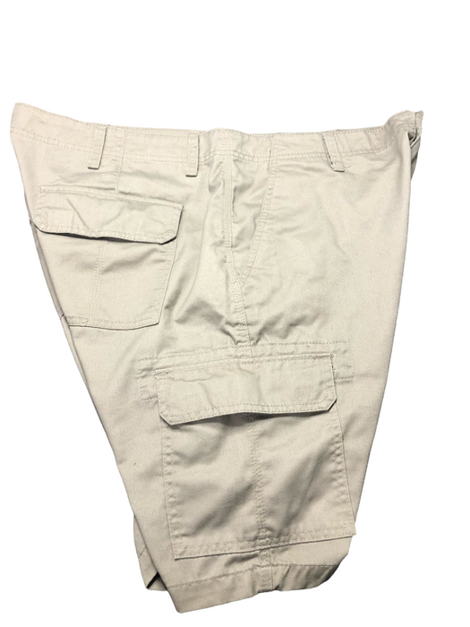 Weather Proof Walking Hiking Cargo Shorts Beige Men's (Size: 38)