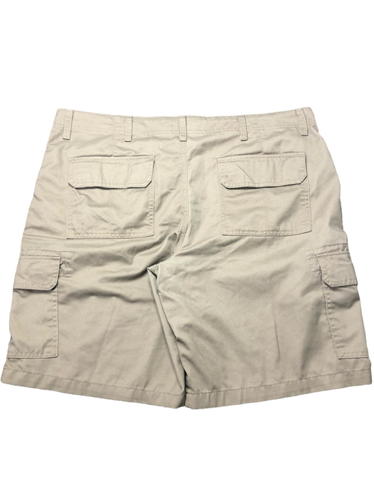 Weather Proof Walking Hiking Cargo Shorts Beige Men's (Size: 38)