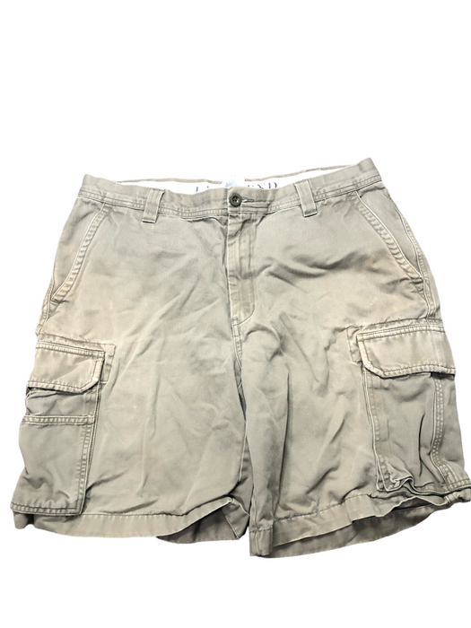 Lands End 6 Pocket Cargo Olive Green Shorts Men's (Size: 36)