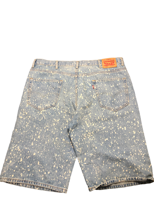 Levi's 569 Spotted Jeans Shorts Blue Men's (Size: 38 x 12) 35569-0232