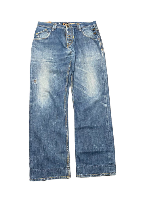 The Denim Factory Men's Regular Fit Blue Jeans (Size: 36 x 34)