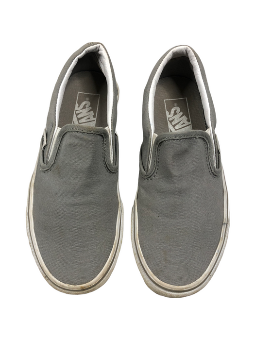 Vans Classic Grey White Slip-On Skateboarding Shoes Men's (Size 3.5) 500714