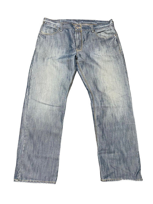 Levi's 514 Vintage Men's Straight Fit Med Wash Blue Jeans (Big & Tall: 40 x 32)