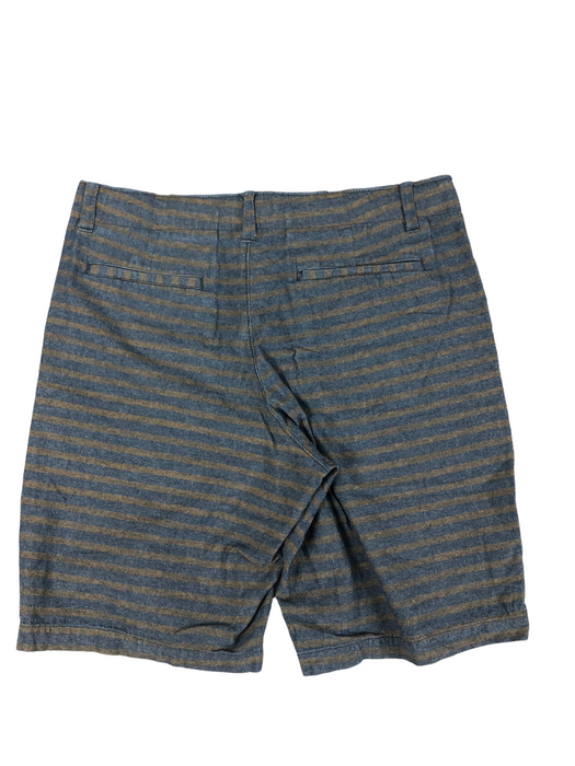 Gap Men Striped Casual Shorts Brown/Blue "The Lived in" (Size: 31 x 9)