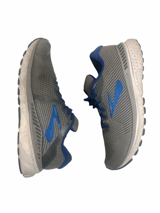 Brooks Adrenaline GTS 20 Gray/Blue Running Shoes Men's (Size: 12) 1103071D051