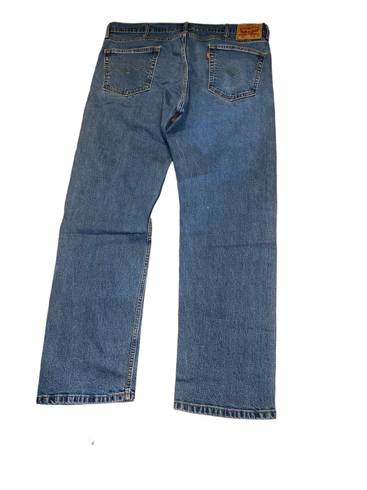 Levi's 505 Men's Regular Fit Blue Jeans (Big &Tall: 40 x 32)