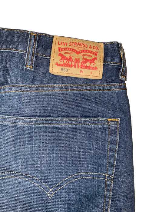 Levi's 550 Men's Relaxed Fit Jeans Blue (Big & Tall: 44 x 30)