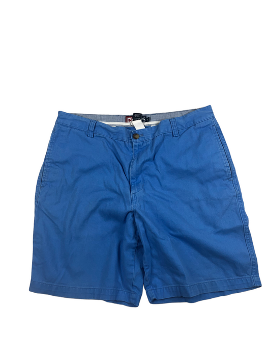 Chaps Flat Front Light Blue Khaki Short Men's (Size: 36)