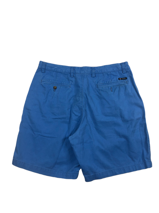 Chaps Flat Front Light Blue Khaki Short Men's (Size: 36)