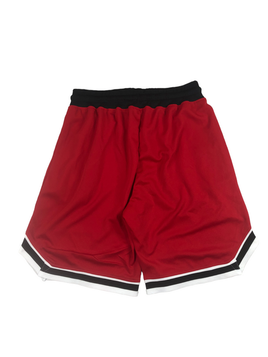 Carter Collectives Designer Sweat Shorts w/ Zipper Pockets Red Men's (Size: L)