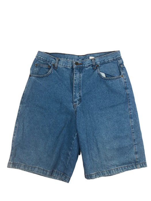 Galapo Authentic Medium Wash Blue Denim Shorts Men's (Size: 36)