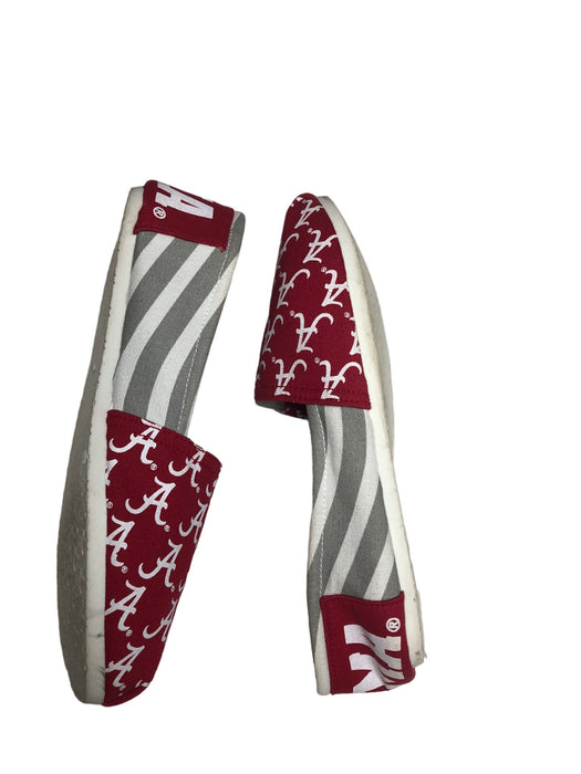 Alabama Rolling Tide Burgundy Sneaker Flat Shoes Women's (Size: M)