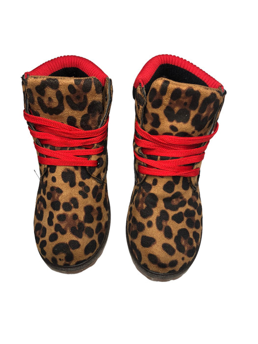 Krazy Kicks Leopard Print Fashion Boots Women's (Size: 3) 48971