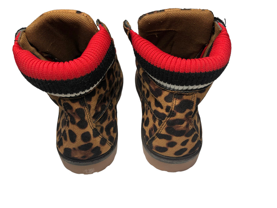 Krazy Kicks Leopard Print Fashion Boots Women's (Size: 3) 48971