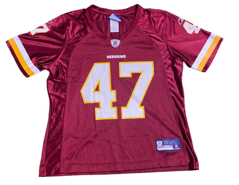 Washington Redskins NFL Women's Reebok Cooley #47 Jersey Burgundy (Size: M)